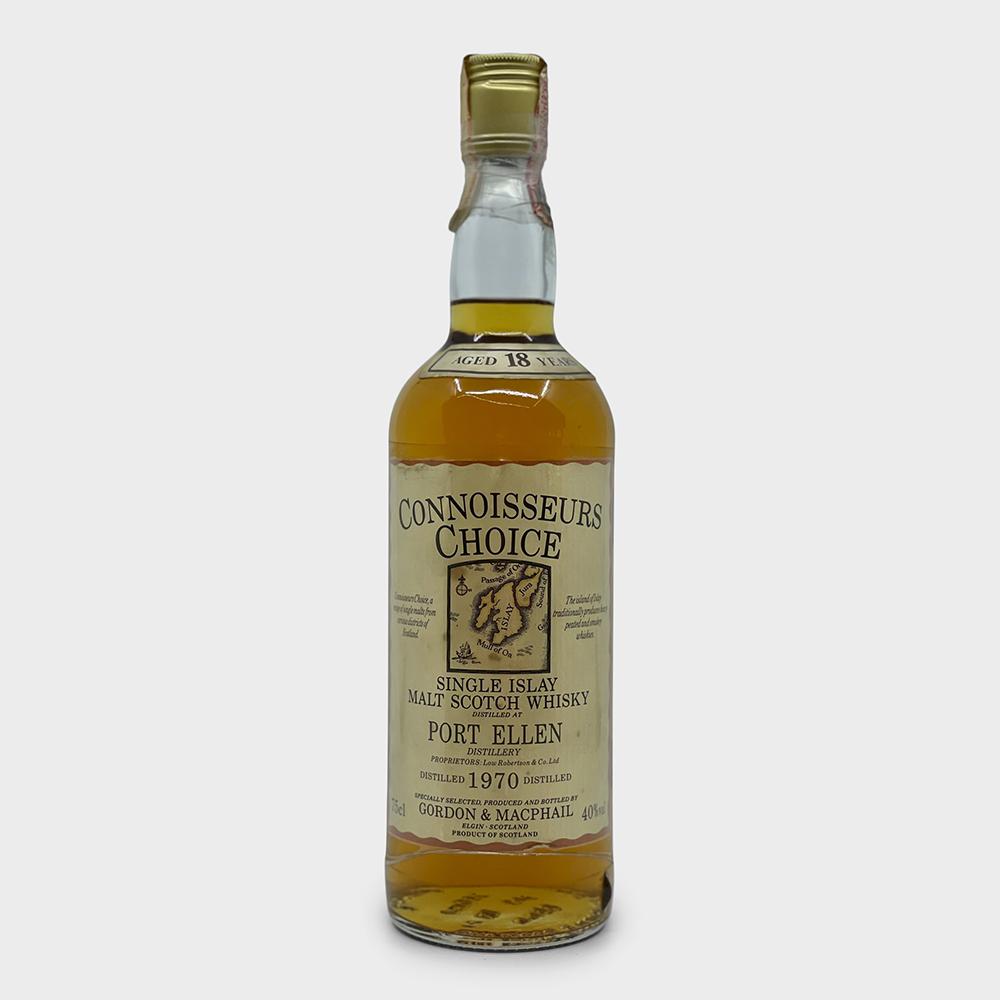 PORT ELLEN 1970 15 Y.O G&M Connoisseurs Choice / White Map Label