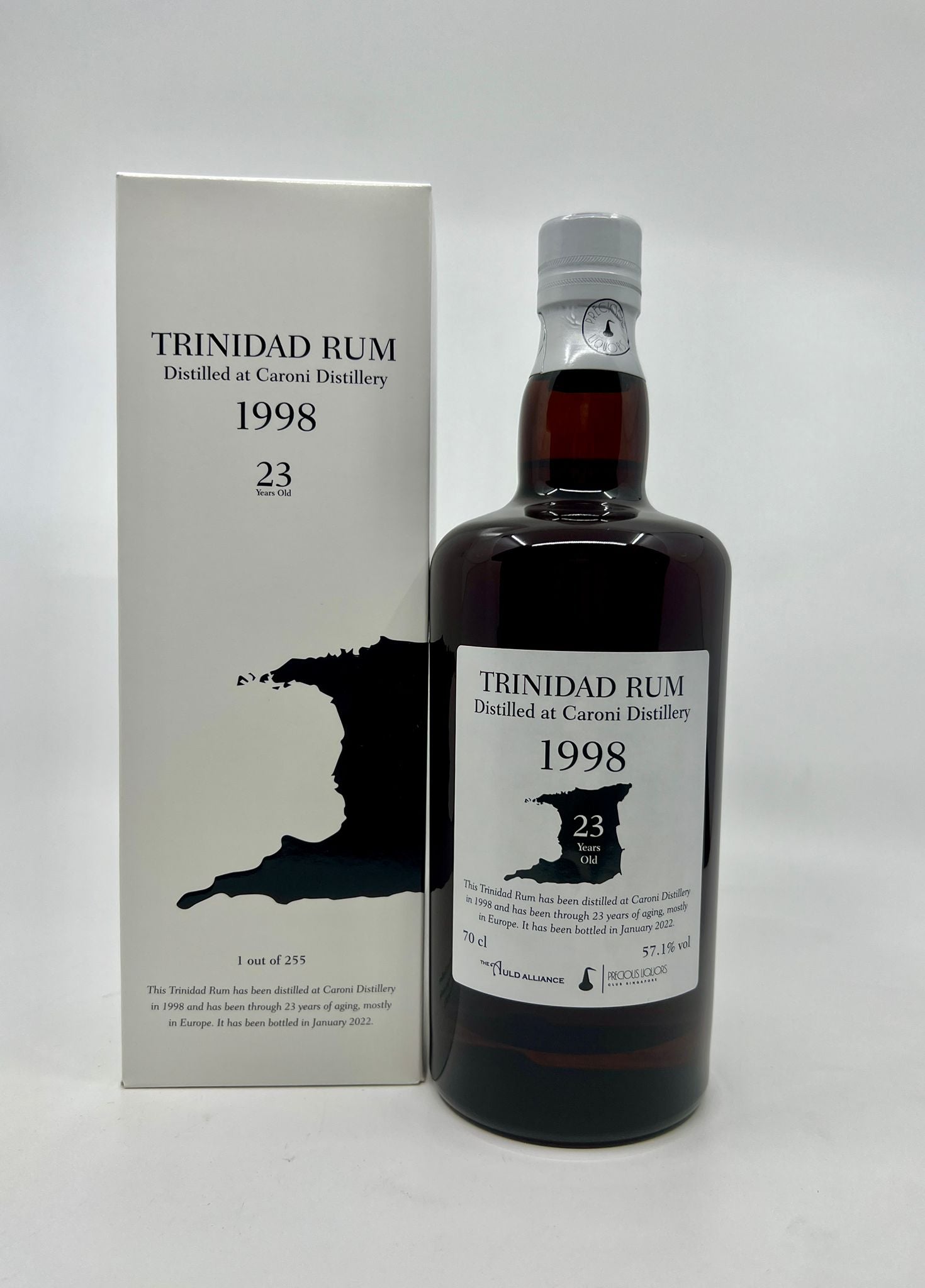 カロニ 21年 1996 ラ メゾン ド ウイスキー＆ヴェリエ CARONI 21 year old LMDW＆VELIER レア ラム酒  TRINIDAD RUM - 飲料