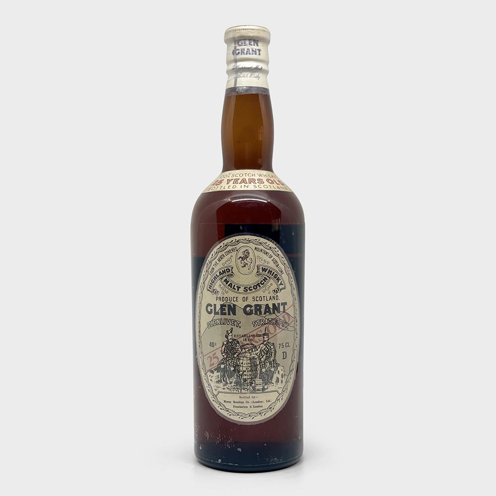 GLEN GRANT 25 Y.O M.B Moray Bonding / Very Rare / Bottled in the 1960's