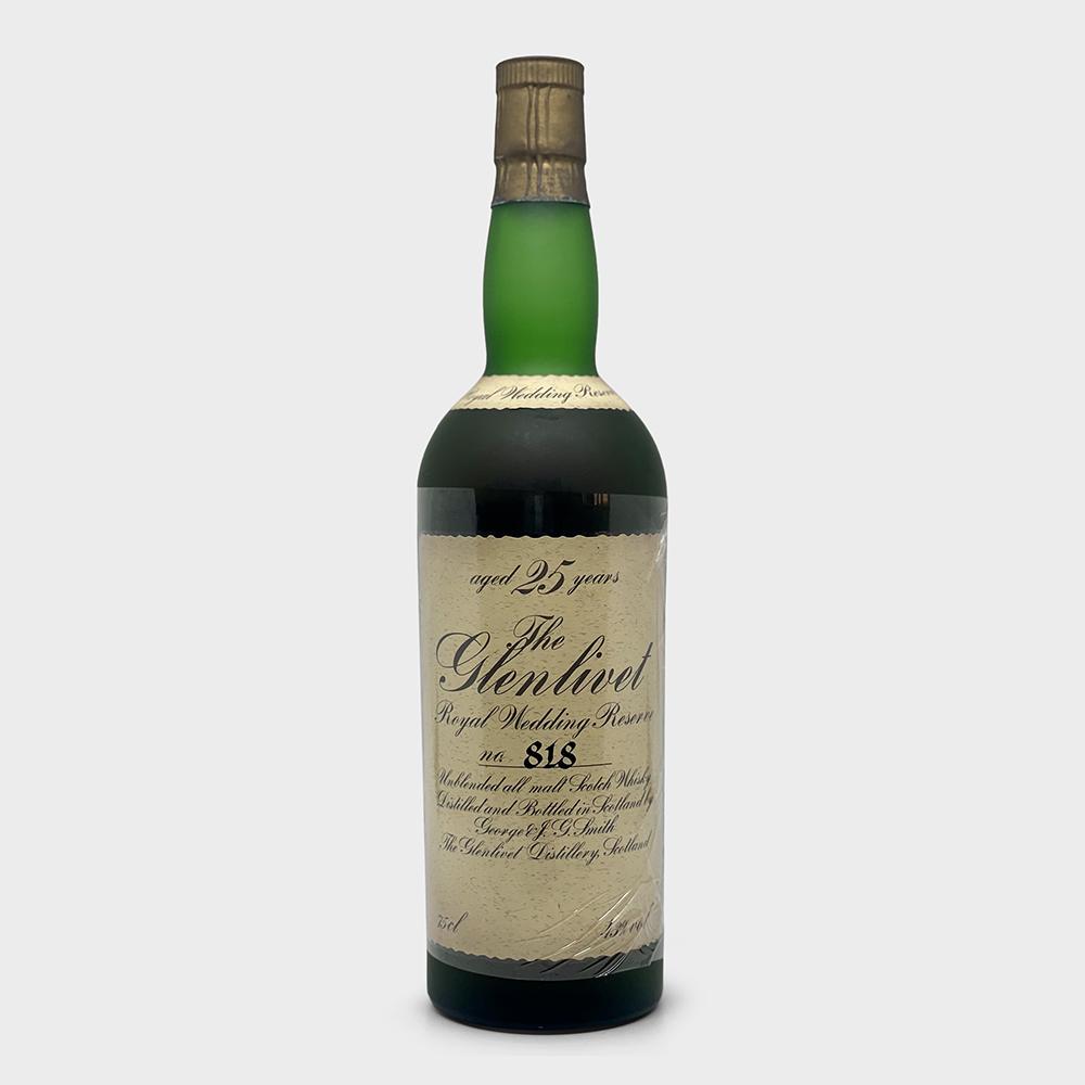 GLENLIVET (The) 25 Y.O OB Royal Wedding Reserve - Bottle No 818
