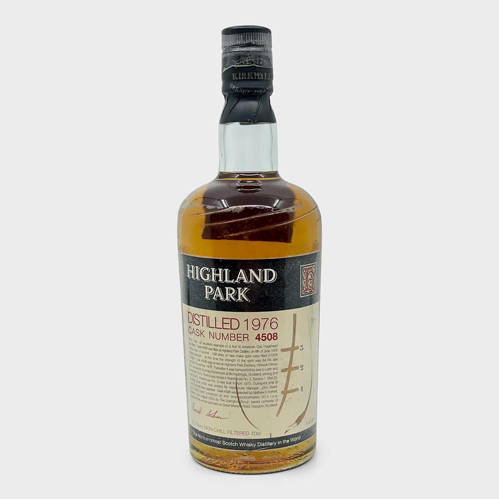 HIGHLAND PARK 1976 OB Bourbon Cask #4508