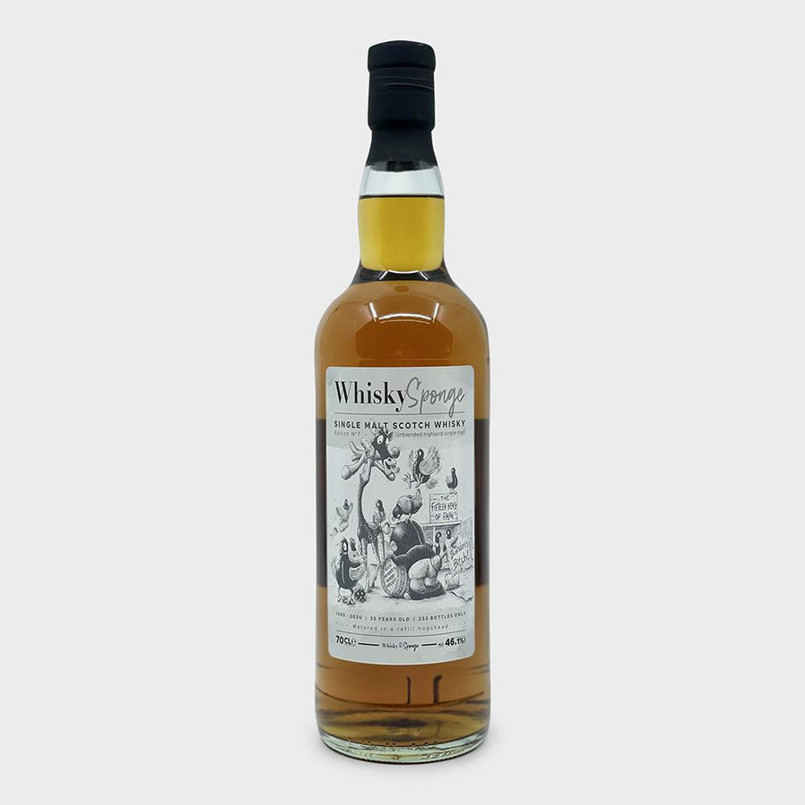 GLENMORANGIE 1985 35 Y.O W.S Whisky Sponge single cask - No7