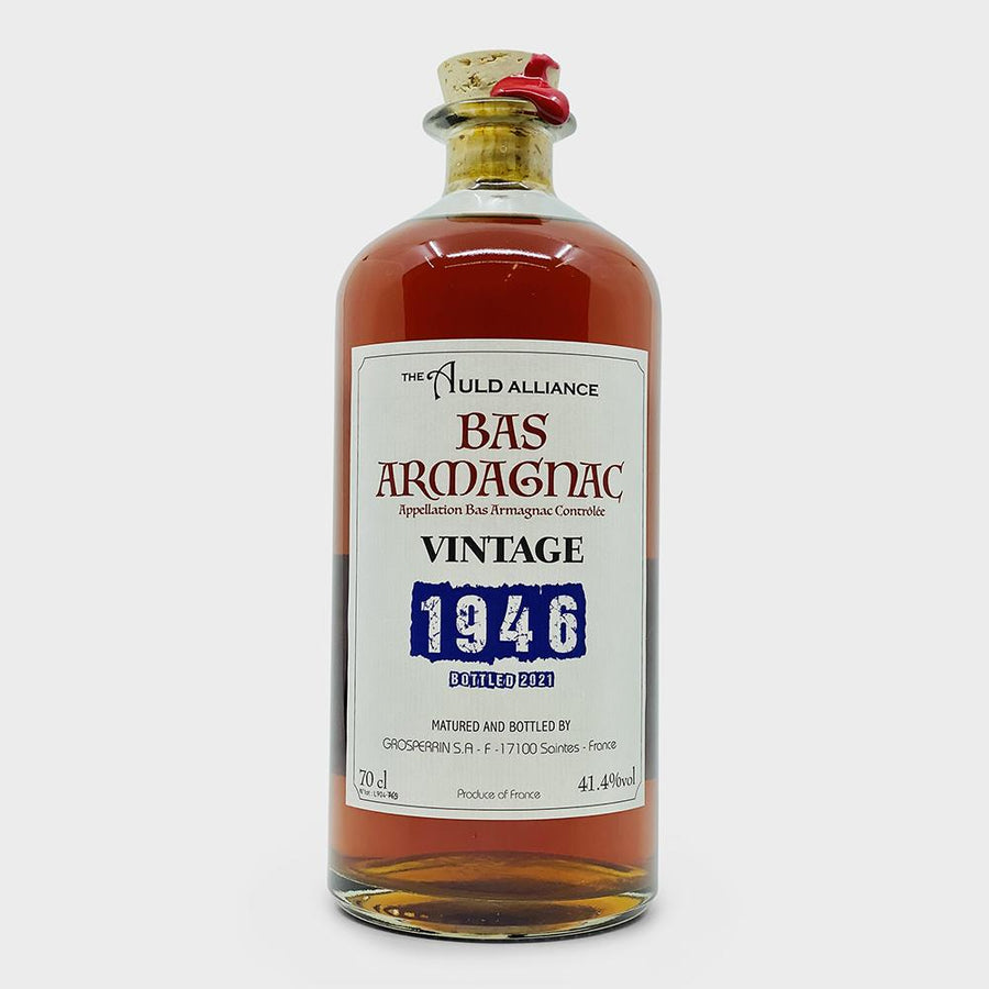 BAS ARMAGNAC 1946 Bottled in 2021 TAA for The Auld Alliance