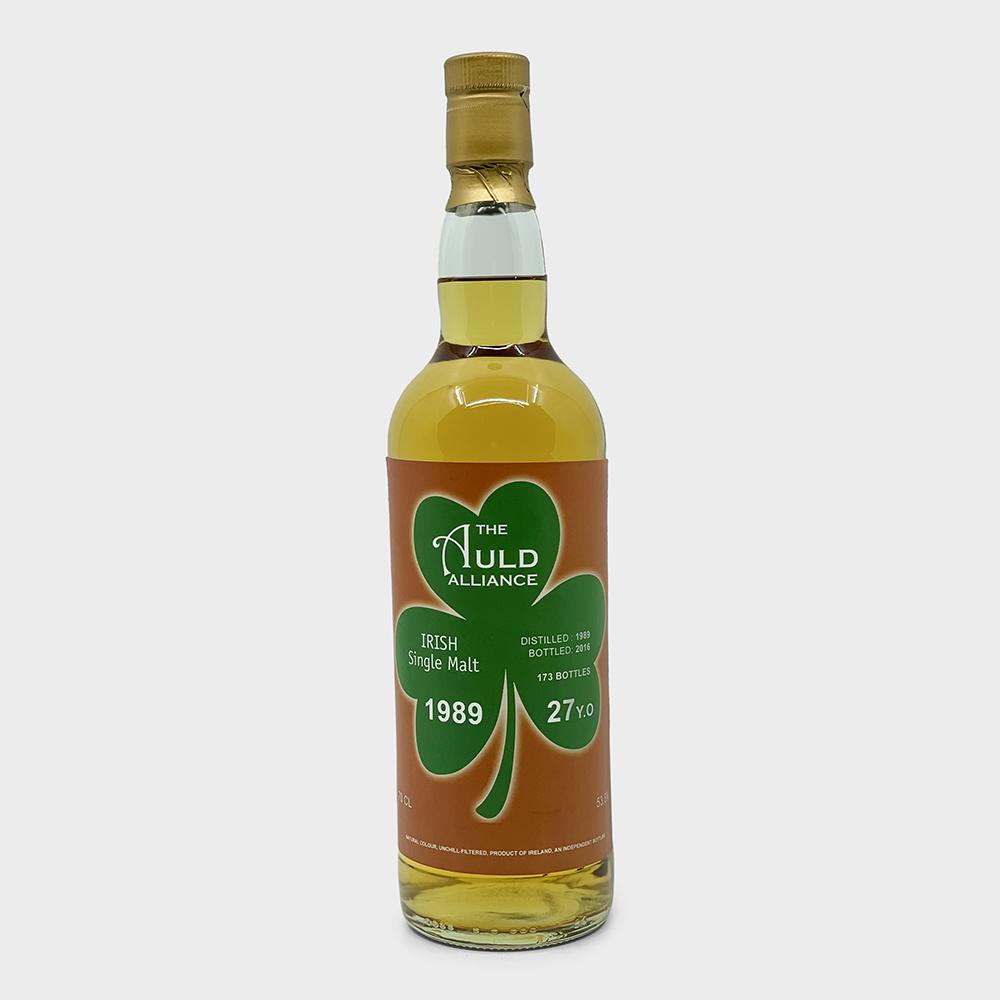 IRISH WHISKEY 1989 27 Y.O TAA Cask for THE AULD ALLIANCE Singapore