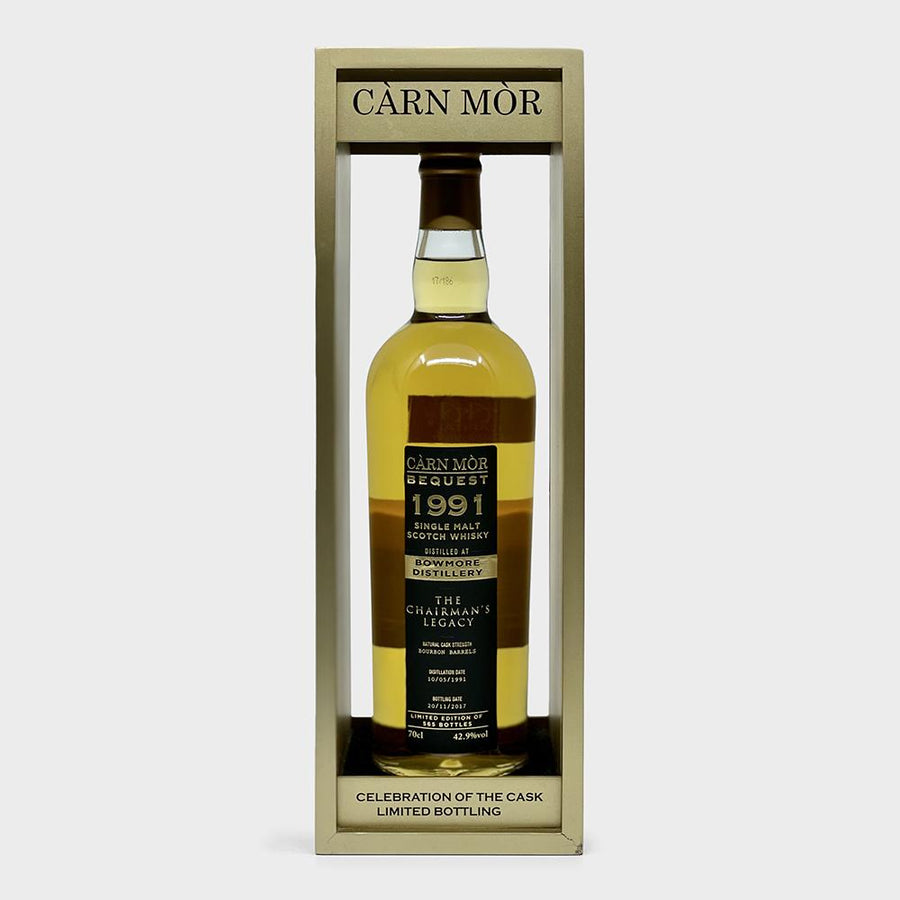 BOWMORE 1991 26 Y.O C.M Carn Mor "Celebration of the cask"